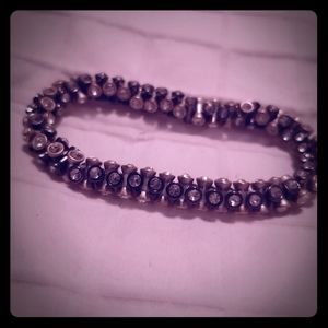 Stella & dot silver twist bracelet